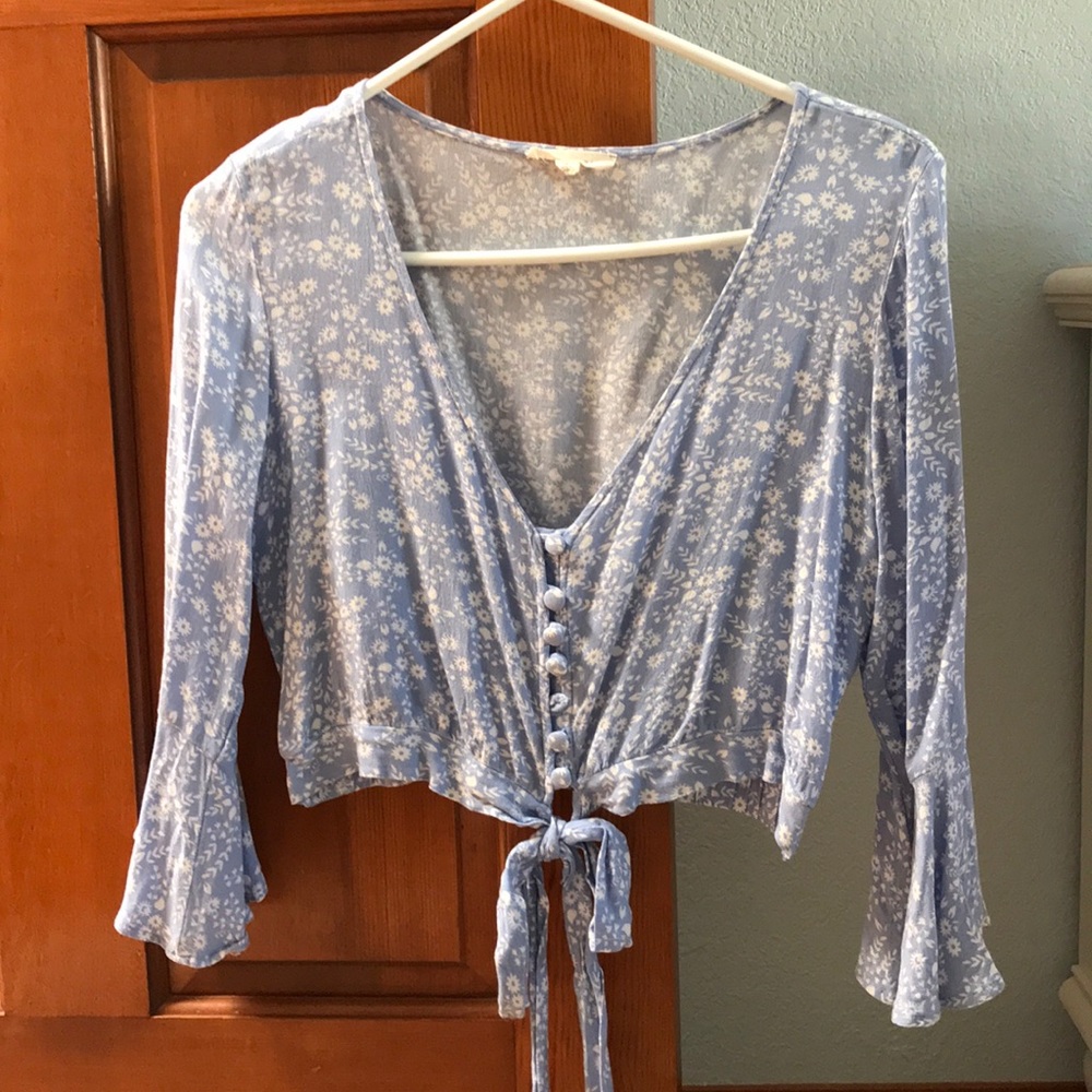 Floral crop top